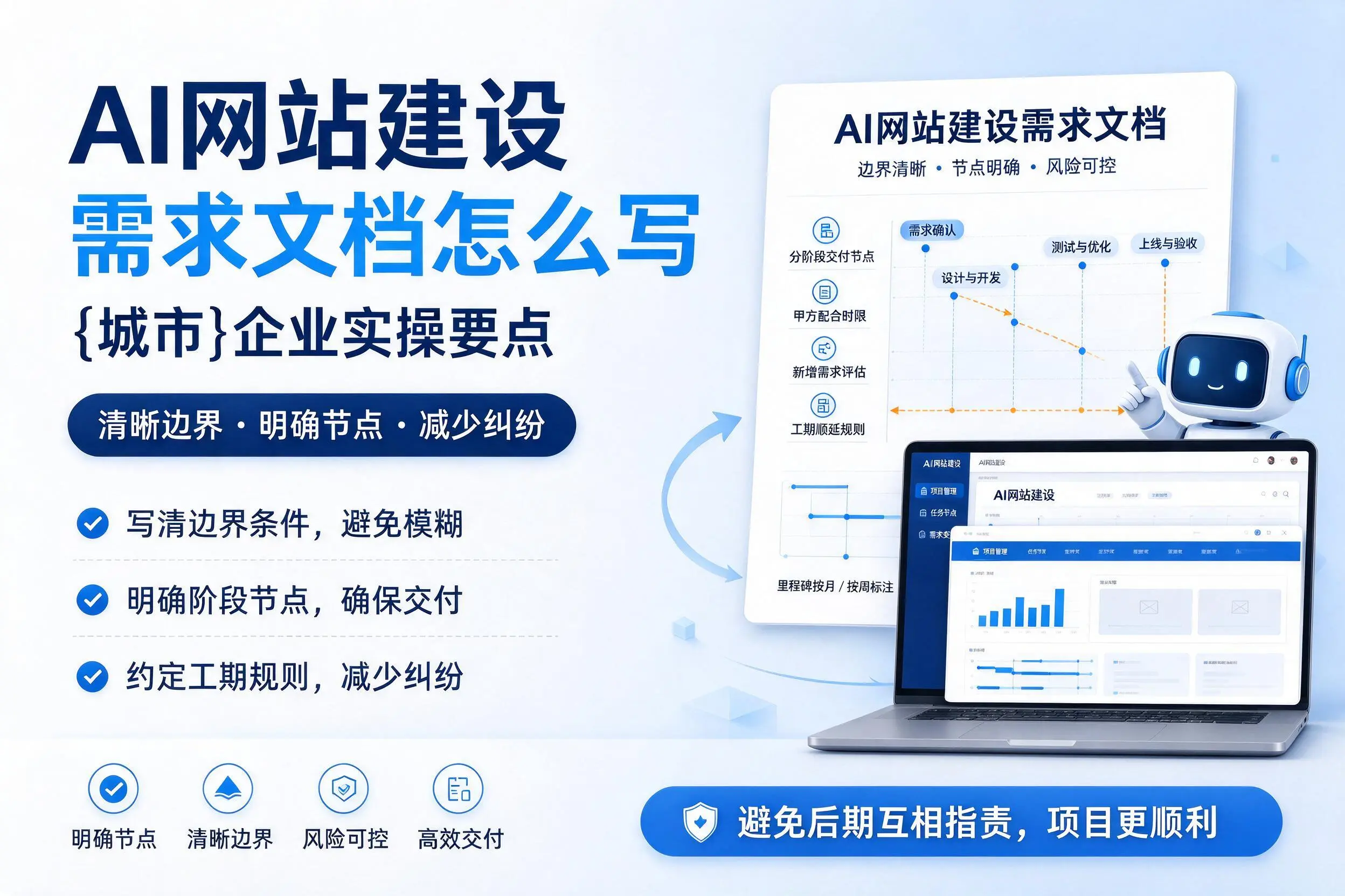 AI网站建设需求文档怎么写,蚌埠企业实操要点