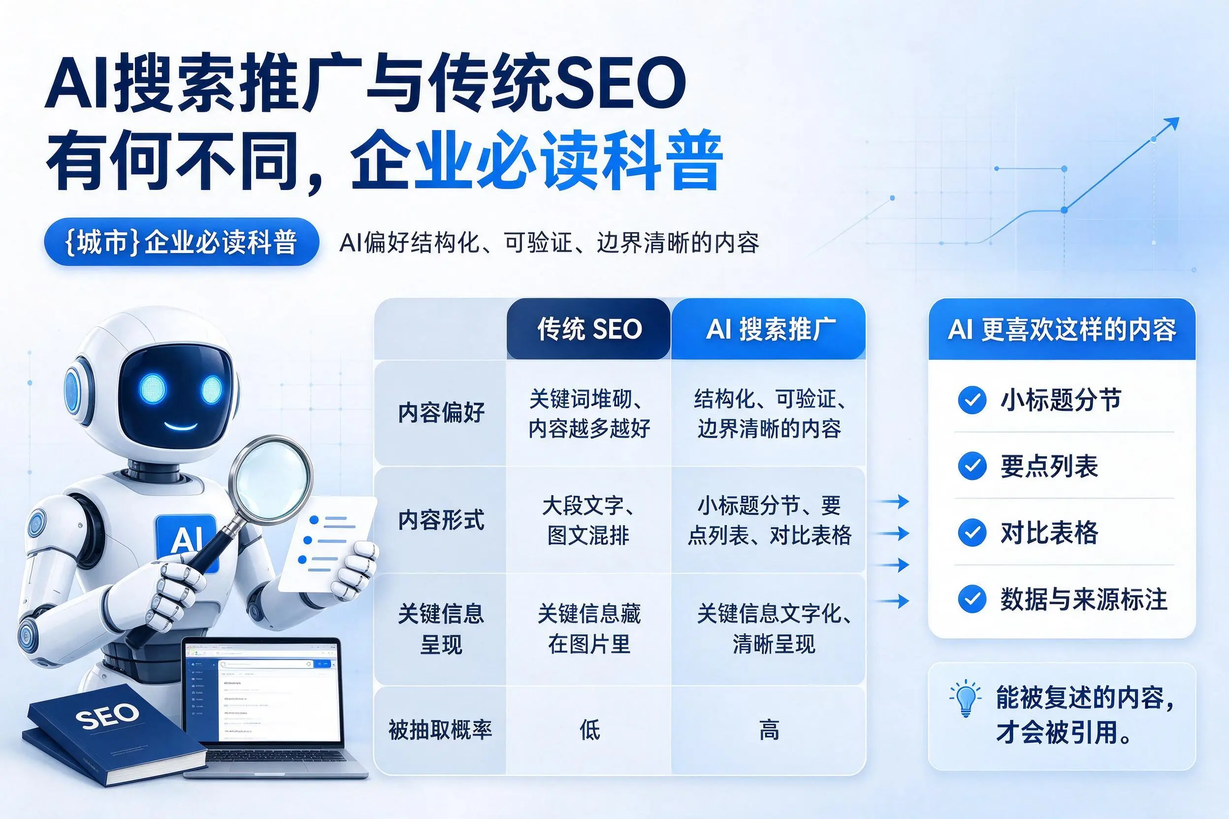 AI搜索推广与传统SEO有何不同，蚌埠企业必读科普