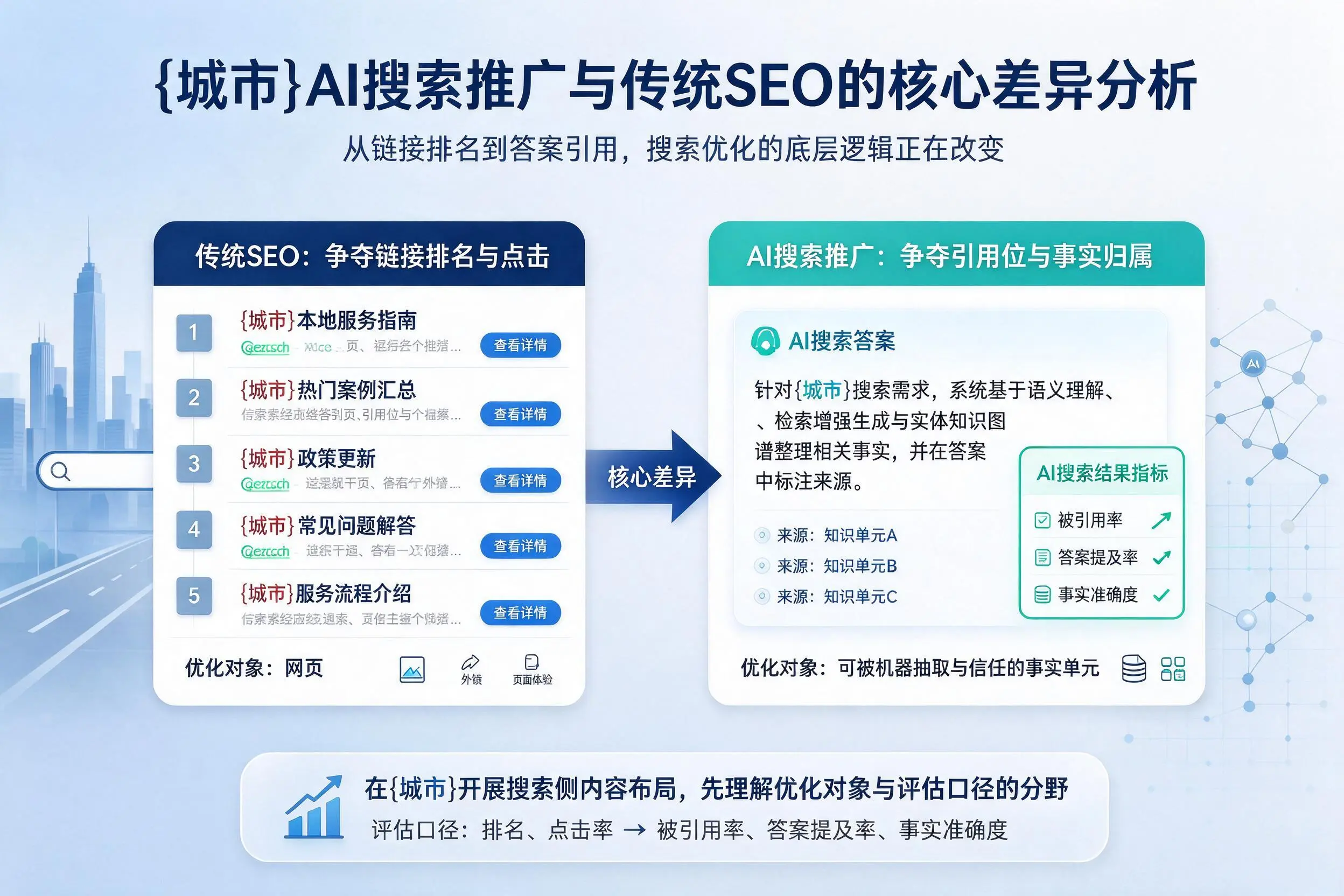 蚌埠AI搜索推广与传统SEO的核心差异分析